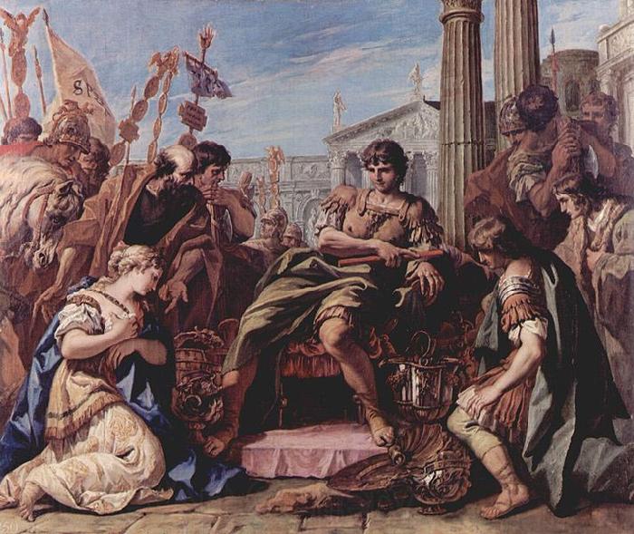 Sebastiano Ricci Die Zuruckhaltung des Scipio Spain oil painting art